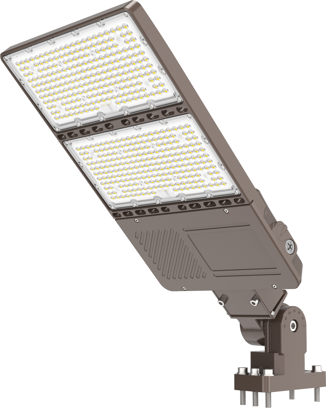 Pro Series 240W LED Parking Lot Lights 33600LM-1000W MH/HID Replacement 5000K IP65 LED Shoebox Pole Lights For Driveway Tennis Court Slip Fitter