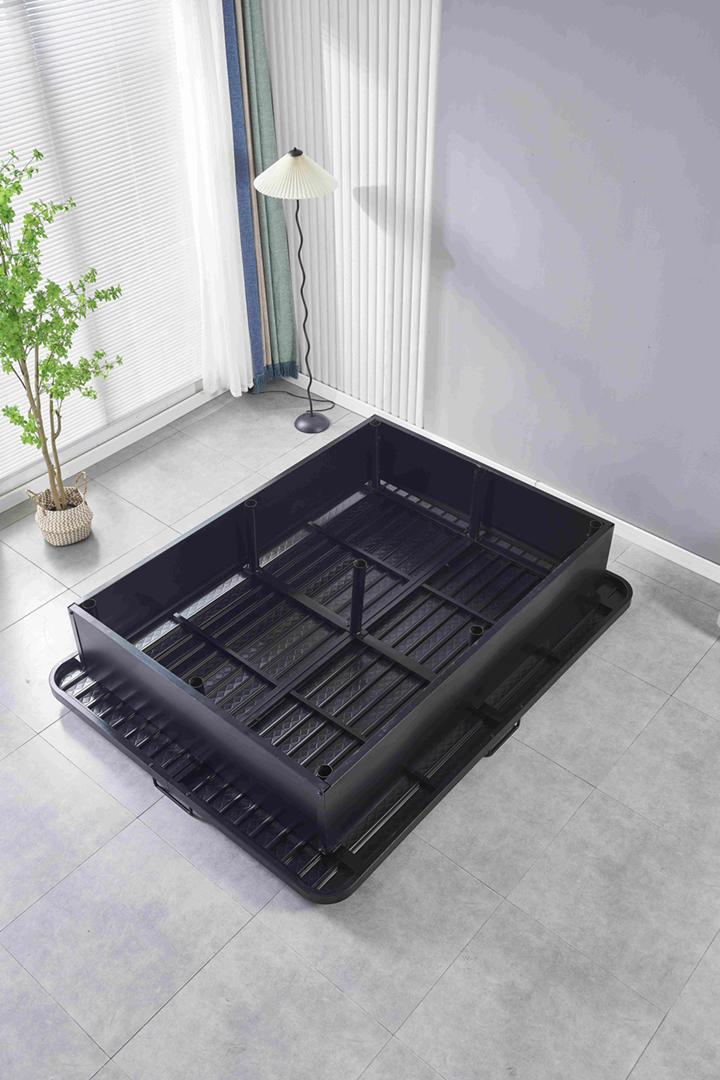 King Size Heavy-Duty Carbon Steel Bed Frame - Premium Support for Royal Comfort