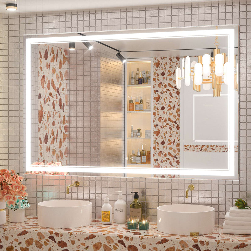 SHL ETL Certificated Frontlit LED Bathroom Mirror