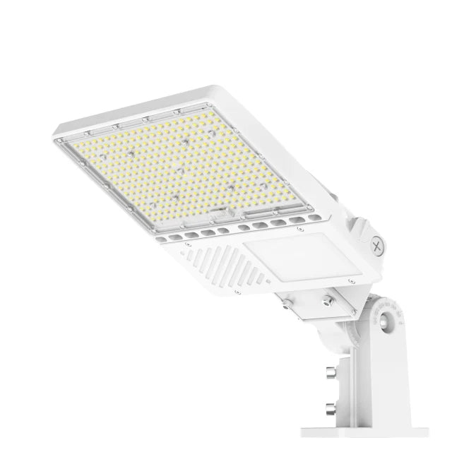 Pro Series A 200W LED Parking Lot Lights 5000K IP65 LED Shoebox Pole Lights For Driveway Tennis Court Slip Fitter