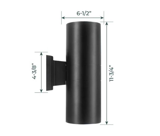 18W LED Up and Down Wall Light – Color Selectable – Outdoor LED Lighting for Walls, Pillars & Facades