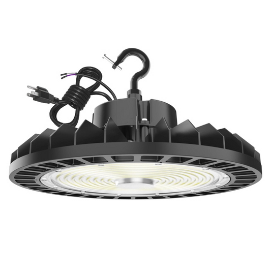 SHL 150W LED UFO High Bay Light – 22,500 Lumens | IP65 | 5700K | 100-277VAC | 120° Beam Angle