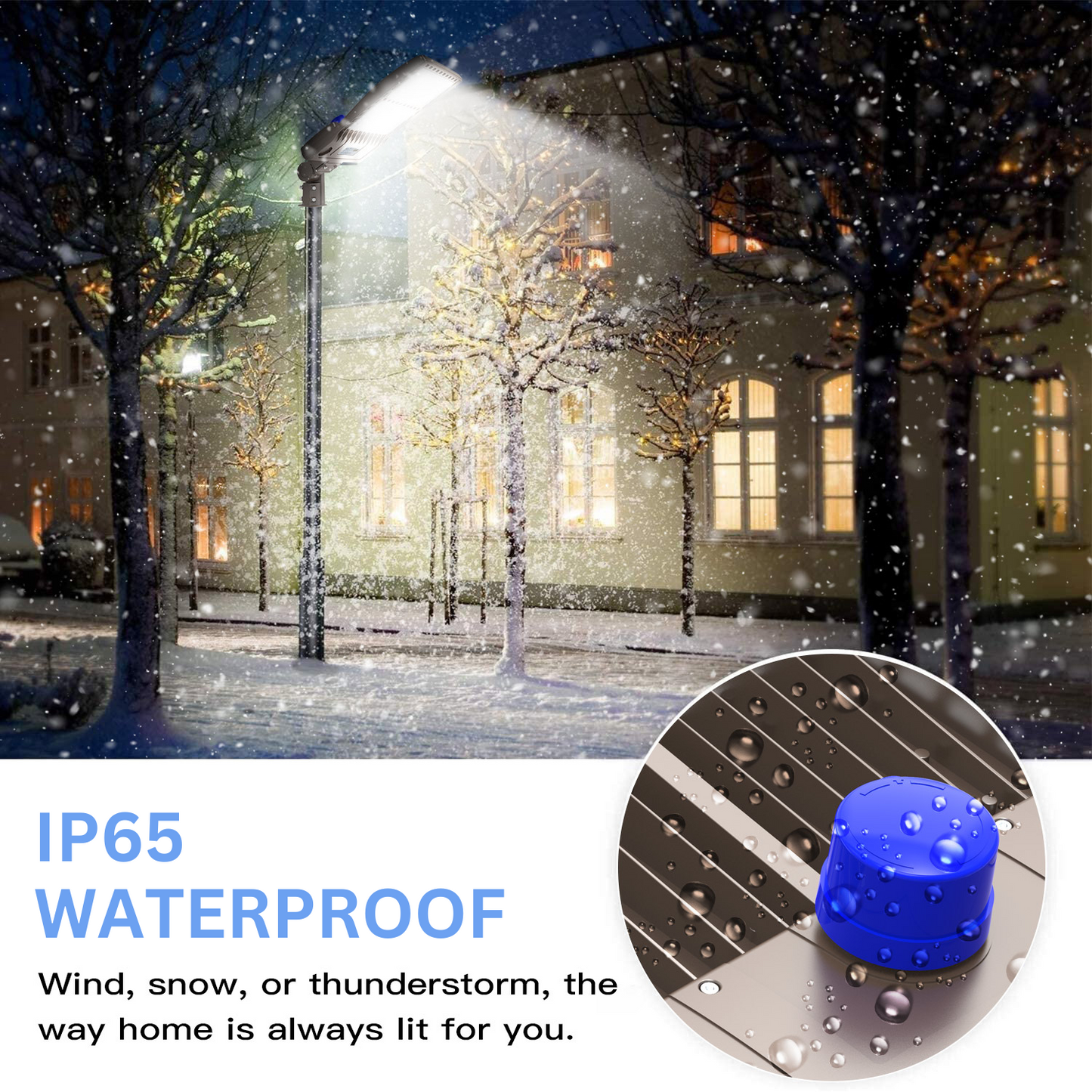 Pro Series Plus 400W LED Parking Lot Light 56000LM UL DLC 5000K IP65 Outdoor Commercial Street Area Lighting