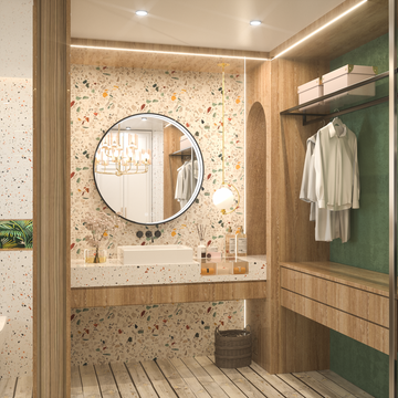 SHL ETL Certificated Frontlit Metal Frame Round Bathroom Mirror