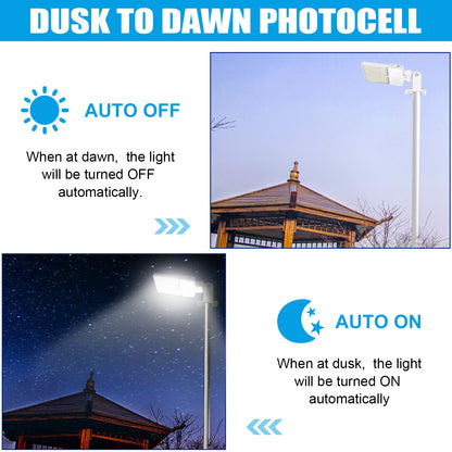 Pro Series A 150W LED Parking Lot Lights 5000K IP65 LED Shoebox Pole Lights For Driveway Tennis Court Slip Fitter