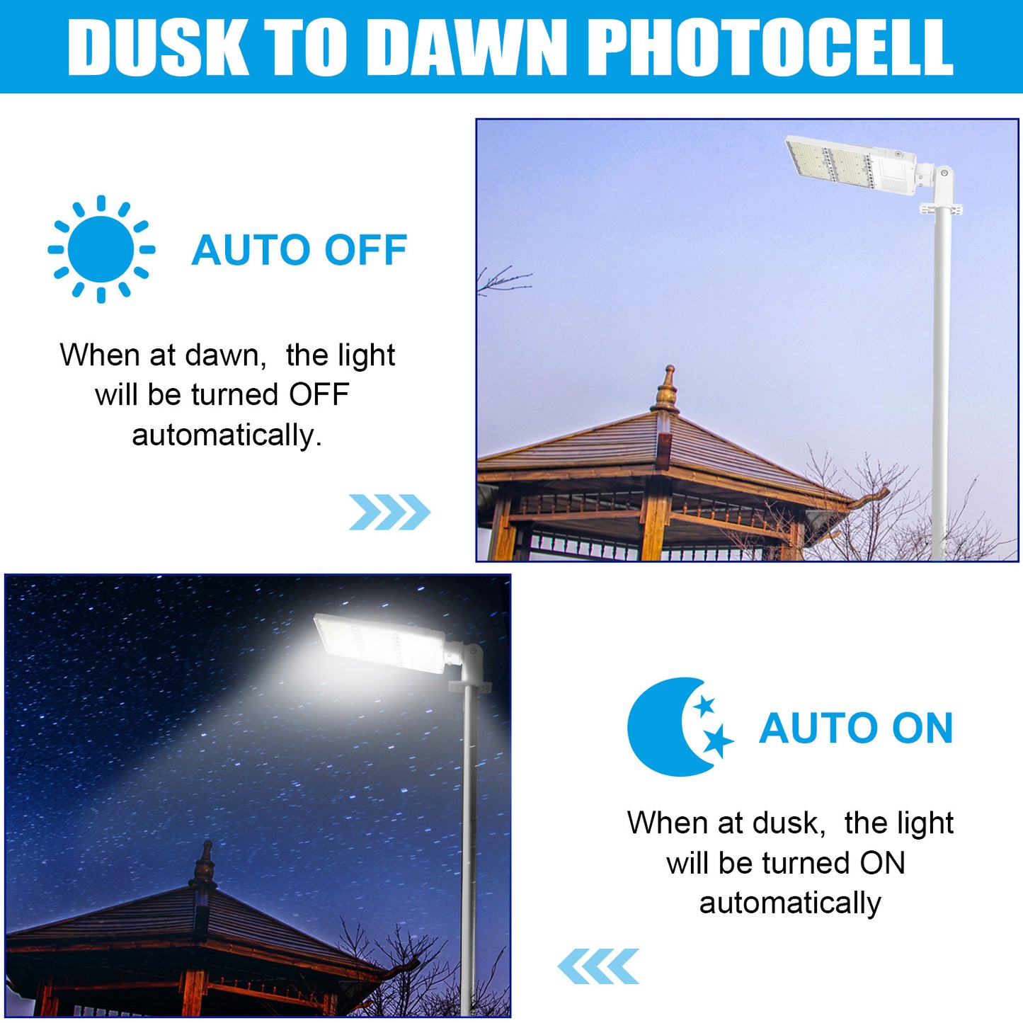 Pro Series A 240W LED Parking Lot Lights 5000K IP65 LED Shoebox Pole Lights For Driveway Tennis Court Slip Fitter