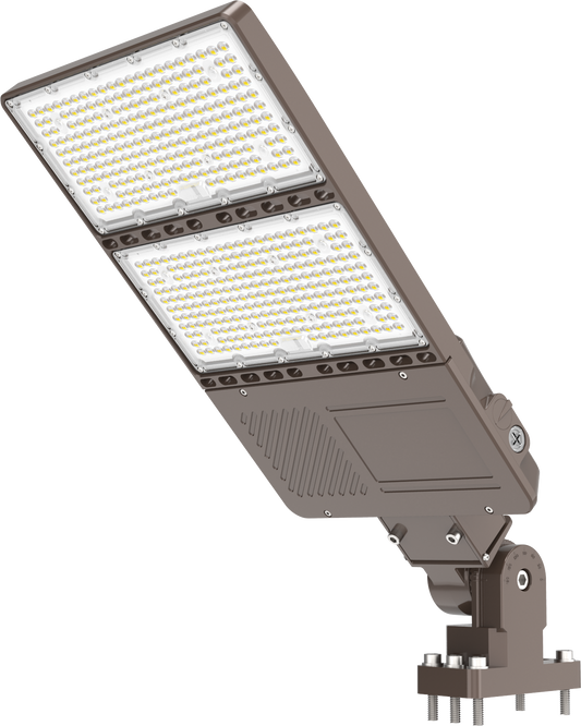 Pro Series 240W LED Parking Lot Lights 33600LM-1000W MH/HID Replacement 5000K IP65 LED Shoebox Pole Lights For Driveway Tennis Court Slip Fitter