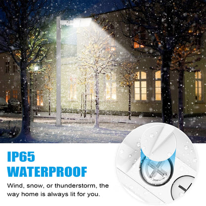 Pro Series A 200W LED Parking Lot Lights 5000K IP65 LED Shoebox Pole Lights For Driveway Tennis Court Slip Fitter