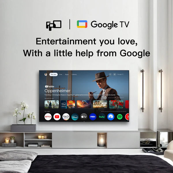 50" Canvas Series Smart TV for Hotels | 4K Google TV with Dolby Vision | States Hospitality