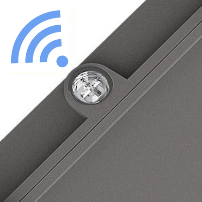 SHL 120W LED Wall Pack Light With Photocell 120-277V 5000K 15600LM IP65 Wallpack Glass Cover