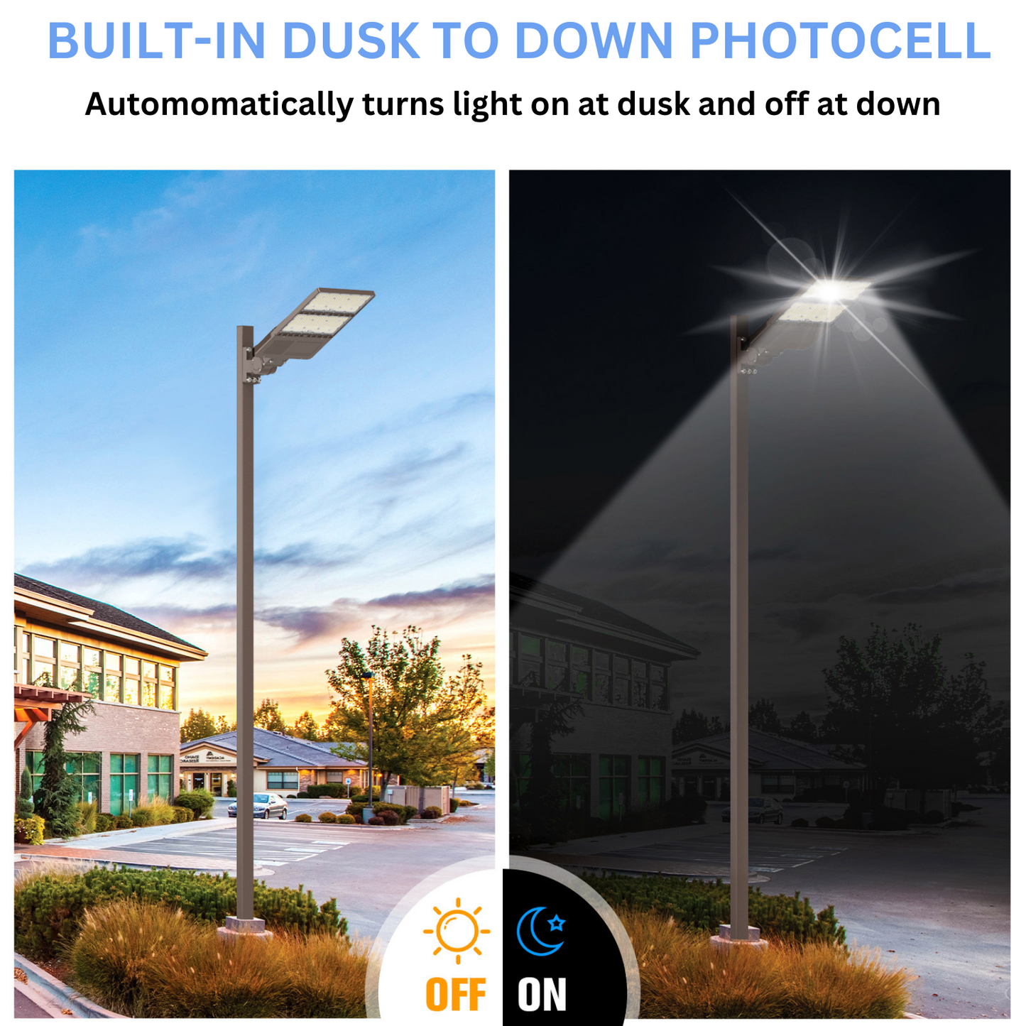 Pro Series 240W LED Parking Lot Lights 33600LM-1000W MH/HID Replacement 5000K IP65 LED Shoebox Pole Lights For Driveway Tennis Court Slip Fitter