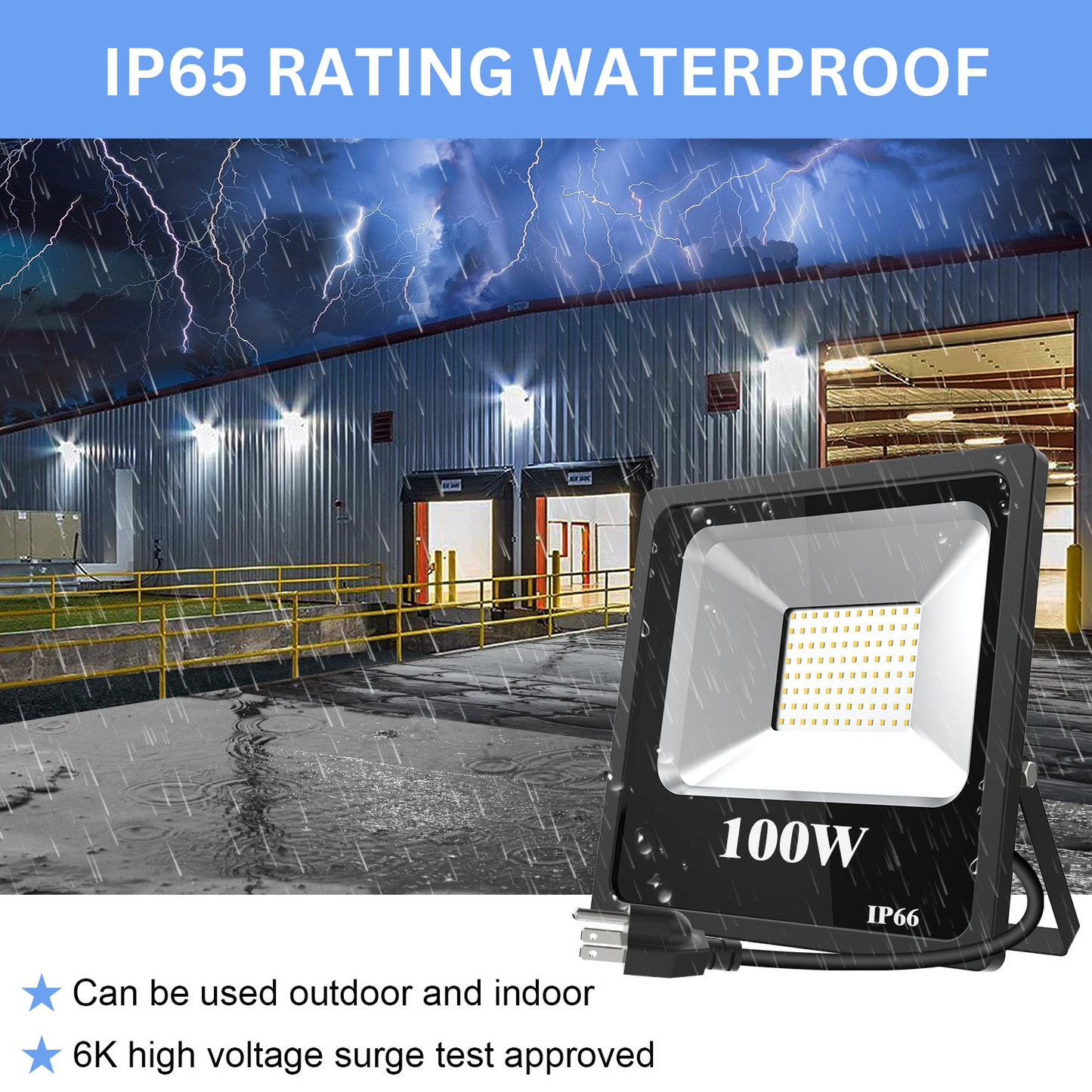 Pro Series 150W LED Flood Light Outdoor IP65 Waterproof 120 Degree Beam Angle 5 Years Warranty