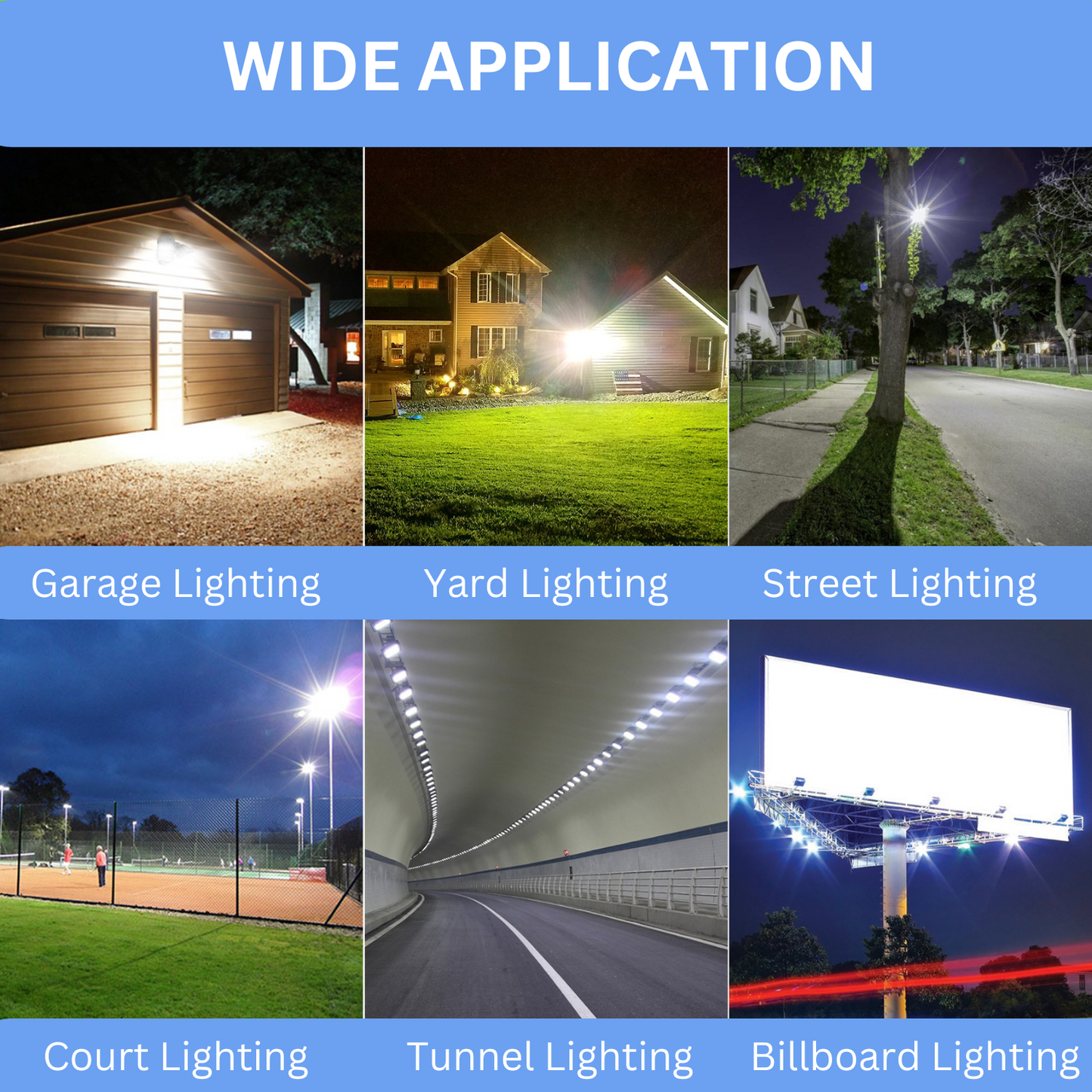 Pro Series 300W LED Flood Light Outdoor IP65 Waterproof 120 Degree Beam Angle 5 Years Warranty