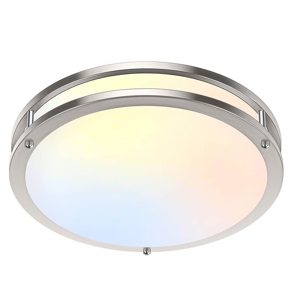 12" LED Ceiling Light | Flush Mount |5CCT Adjustable | IP44 Rated | States Hospitality