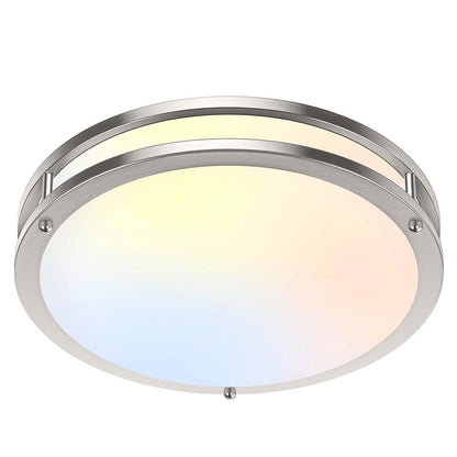 12" LED Ceiling Light | Flush Mount |5CCT Adjustable | IP44 Rated | States Hospitality