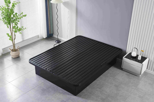 Full XL Heavy-Duty Cold Roller Carbon Steel Bed Frame: Maximize Space, Maximize Comfort