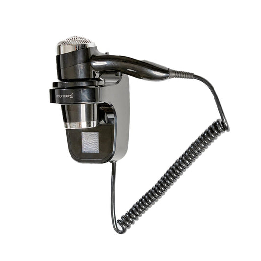 1600W Commercial Wall-Mounted Hair Dryer – Anti-Theft, Ultra-Quiet & Night Light | States Hospitality