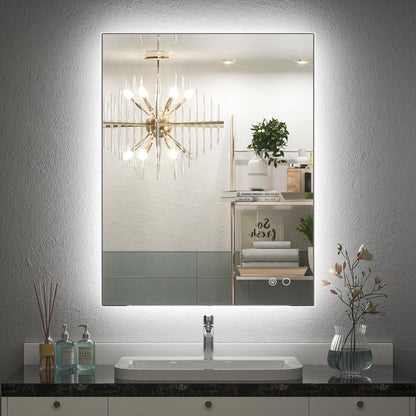 SHL UL Certificated Front and Backlit LED Bathroom Mirror