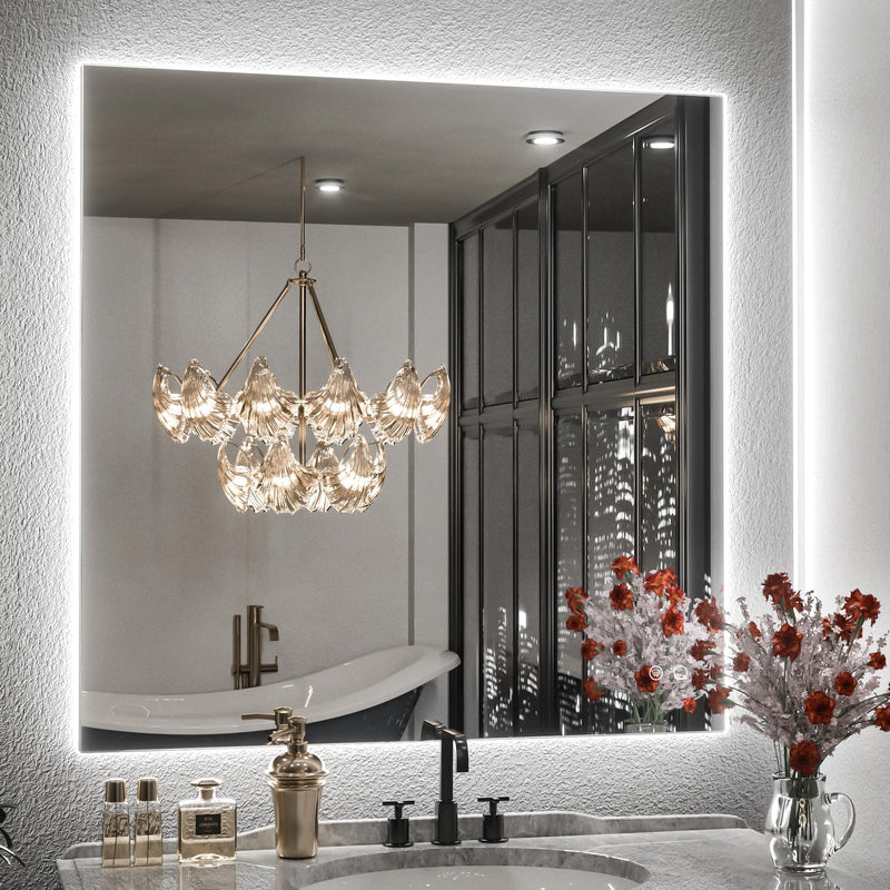 SHL UL Certificated Front and Backlit LED Bathroom Mirror