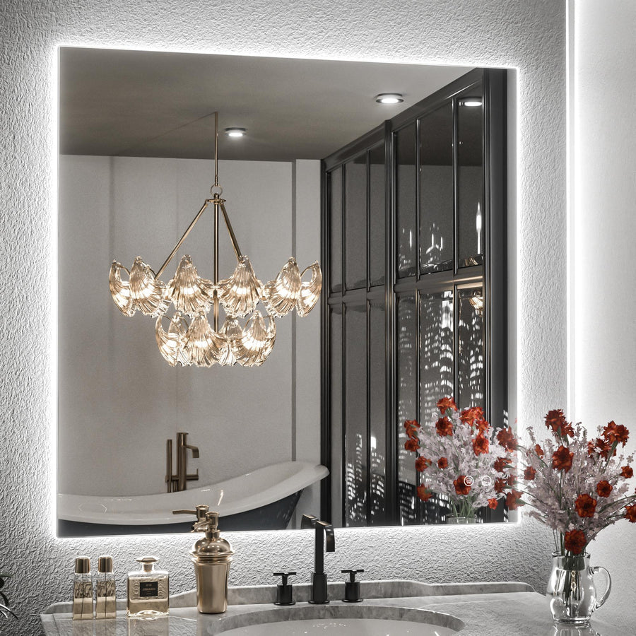 SHL UL Certificated Front and Backlit LED Bathroom Mirror
