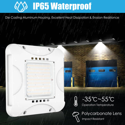 SHL 150W LED Canopy Light UL DLC Certified CCT Wattage Adjustable IP65