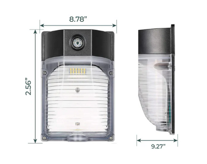 30W LED Wall Pack Light with Dusk-to-Dawn Photocell – 3450 Lumens, 5000K Daylight – Waterproof Outdoor Security Light – 5-Year Warranty